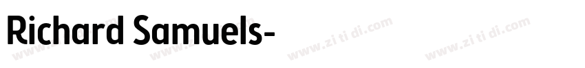 Richard Samuels字体转换